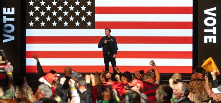 Elon Musk entregó cheques de un millón de dólares a dos votantes en Wisconsin Elon Musk entregó cheques de un millón de dólares a dos votantes en Wisconsin