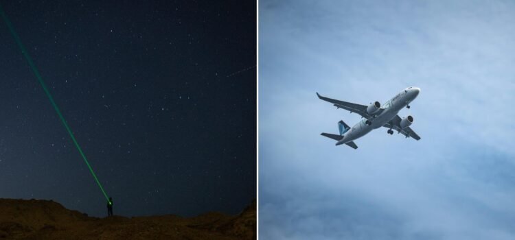En 2025, se dispararon luces láser contra aviones en Arizona más de 300 veces.