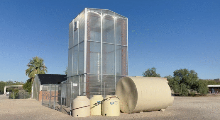 Investigadores de la Universidad de Arizona desarrollan una torre solar para combatir el desperdicio de alimentos Investigadores de la Universidad de Arizona desarrollan una torre solar para combatir el desperdicio de alimentos
