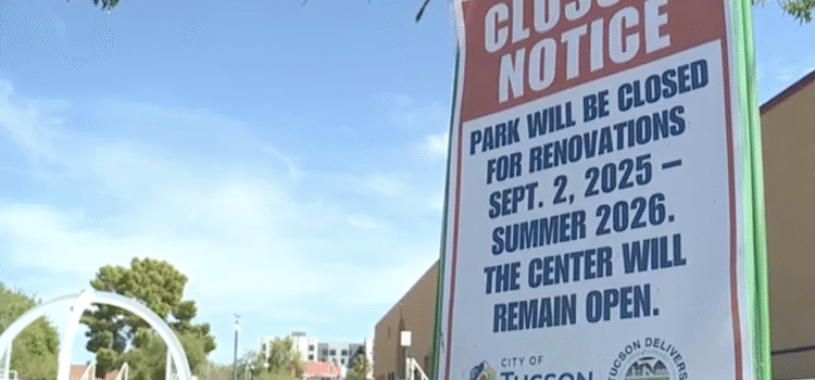 El Parque Armory en Tucson cierra por proyecto de renovación de un año