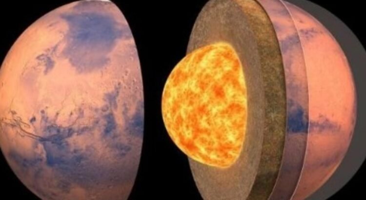 Núcleo de Marte no es totalmente líquido: hallan una parte sólida en su interior