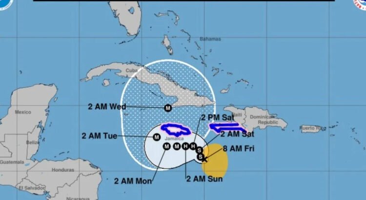 El huracán Melissa sube a categoría 5 y acecha Jamaica y Cuba