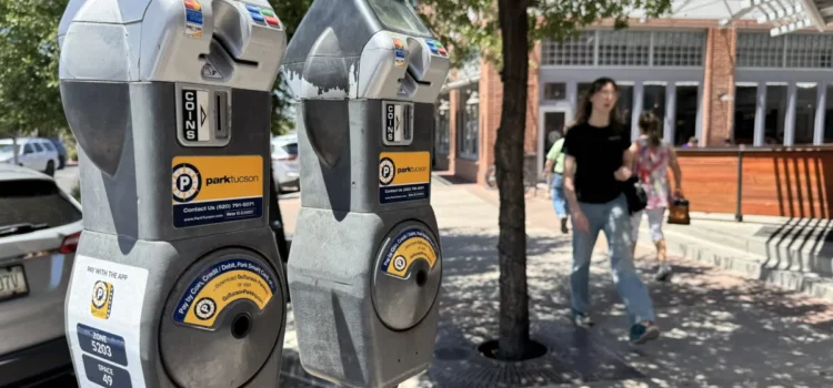 Tucson propone aumentos en las tarifas de los parquímetros y garajes.