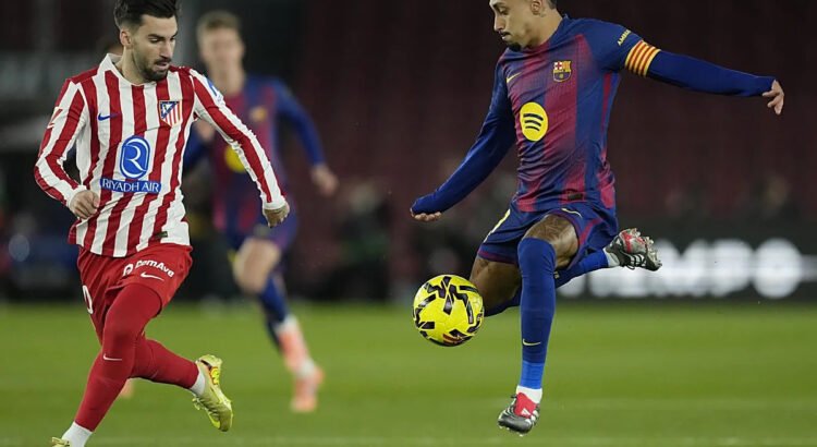 Barcelona extiende liderato en España tras remontar a Atlético